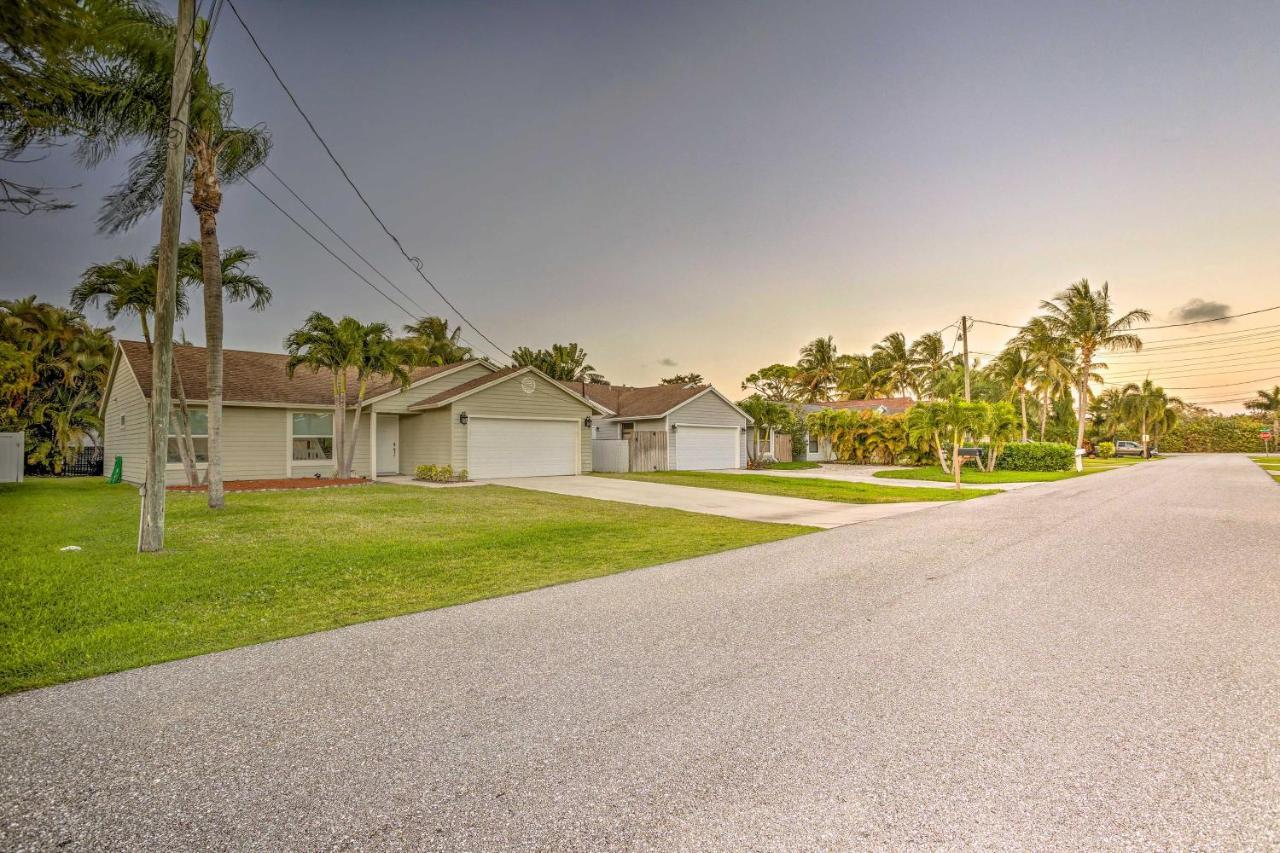 Jupiter Home With Patio And Grill About 6 Mi To Beach! Exteriör bild
