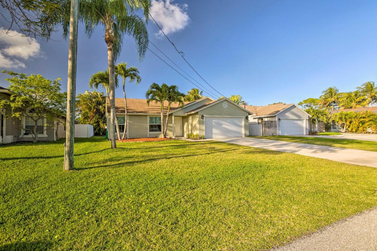 Jupiter Home With Patio And Grill About 6 Mi To Beach! Exteriör bild